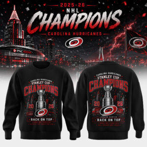 Storm Warning Merch 2026 Stanley Cup Champions Sweatshirt Gift For Fans