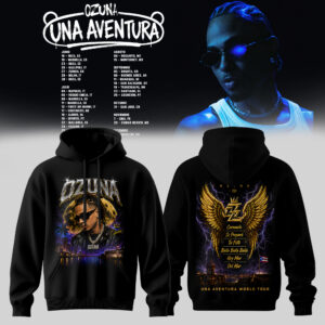 Ozuna Merch 2026 Una Aventura World Tour Hoodie Gift For Music Fans