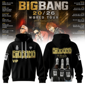 Bigbang Merch 2026 Concert Collection Hoodie Music Lover Gift