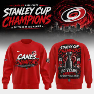 Carolina Hurricanes Merch 2026 Trophy Winner Sweatshirt Gift For Fans