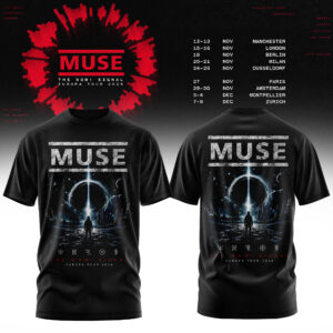 Muse Merch 2026 The Wow Signal Europa Tour T-Shirt Gift For Fans