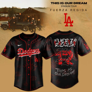 Fuerza Regida Los Angeles Dodgers Dream Tour 2026 Premium Fan Jersey