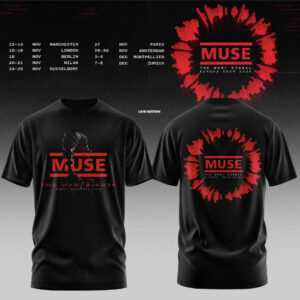 Muse Merch 2026 Live Tour T-Shirt Music Lover Gift