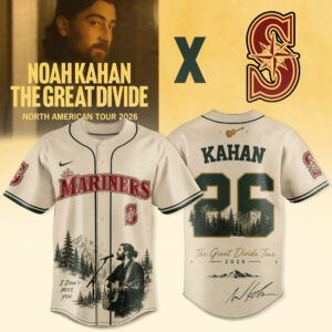 Noah Kahan Great Divide Tour 2026 Official Fan Jersey