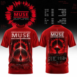 Muse Merch 2026 The Wow Signal Tour T-Shirt Fan Gift