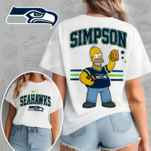 Seattle Seahawks X The Simpsons Football Game Day Unisex T-Shirt