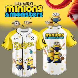 La Dodgers Minions Monster Baseball Jersey Collector Fan Collection
