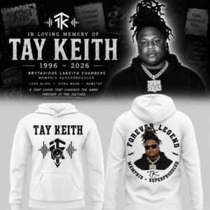 Tay Keith Forever Legend Memorial Hoodie Hip Hop Fan Tribute