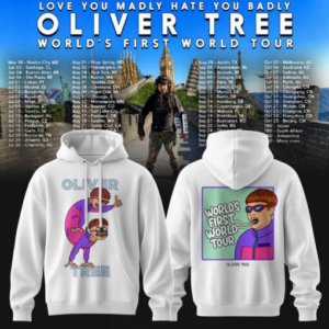 Oliver Tree Music Lovers Colorful Cartoon Graphic Pullover Hoodie