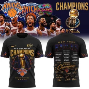 New York Knicks 2026 Nba Finals Champions Limited Edition Graphic Two Sided Shirt