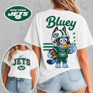 New York Jets X Bluey Football Game Day Unisex T-Shirt