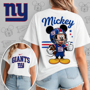 New York Giants X Mickey Mouse Football Game Day Unisex T-Shirt