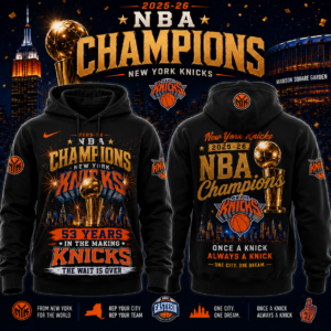 New York Knicks Merch 2026 Nba Champions Hoodie Basketball Fan Gift