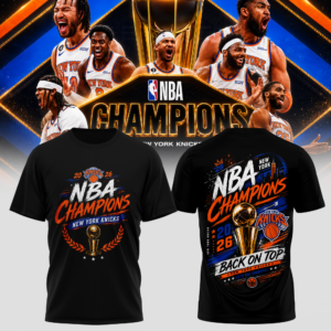 New York Knicks Merch 2026 Trophy Winner Edition T-Shirt Best Gift For Fans