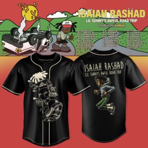 Isaiah Rashad Lil Sunnys Awful Road Trip Official Jersey Collection