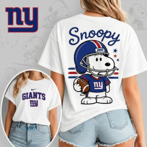 New York Giants X Snoopy Football Game Day Unisex T-Shirt