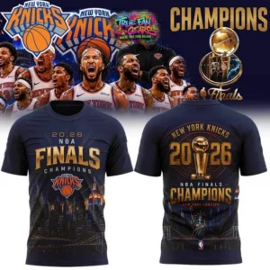 New York Knicks 2026 Nba Finals Champions Limited Edition Two Sided Shirt