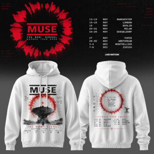 Muse Merch 2026 Tour Collection Hoodie Music Lover Gift