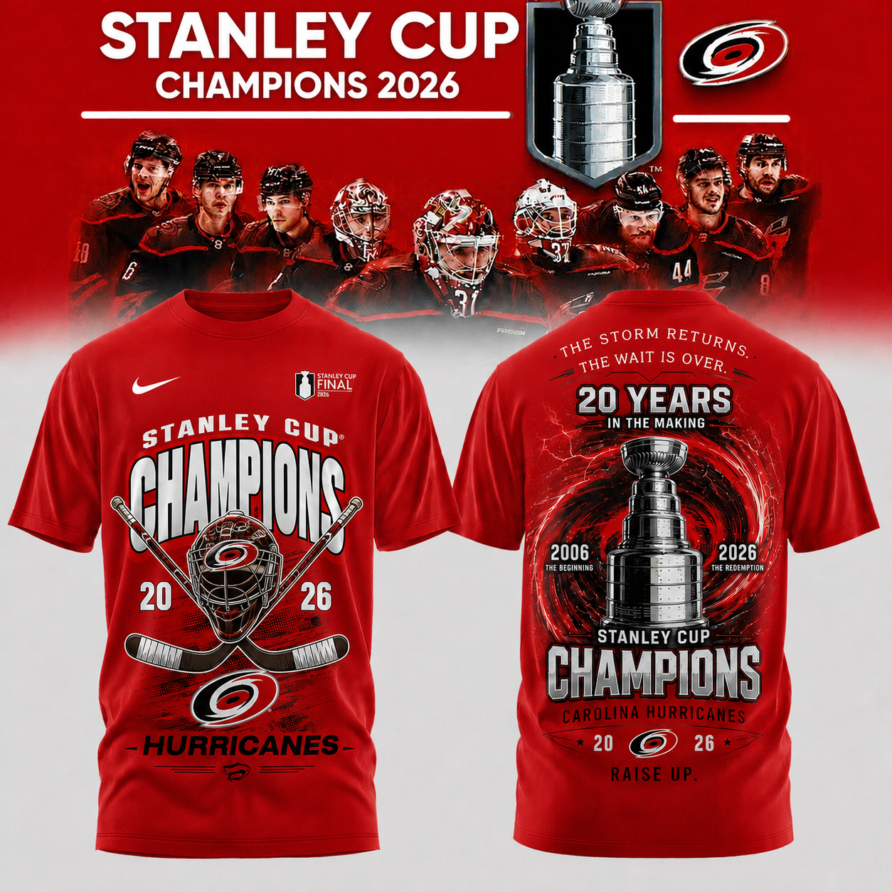 Carolina Hurricanes Merch 2026 Victory Season T-Shirt Gift For Hockey Lovers