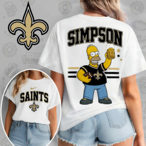 New Orleans Saints X The Simpsons Football Game Day Unisex T-Shirt