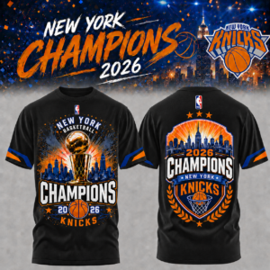 New York Knicks Merch 2026 Trophy Winner T-Shirt Fan Gift