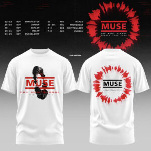 Muse Merch 2026 Concert Tour T-Shirt Gift For Music Fans