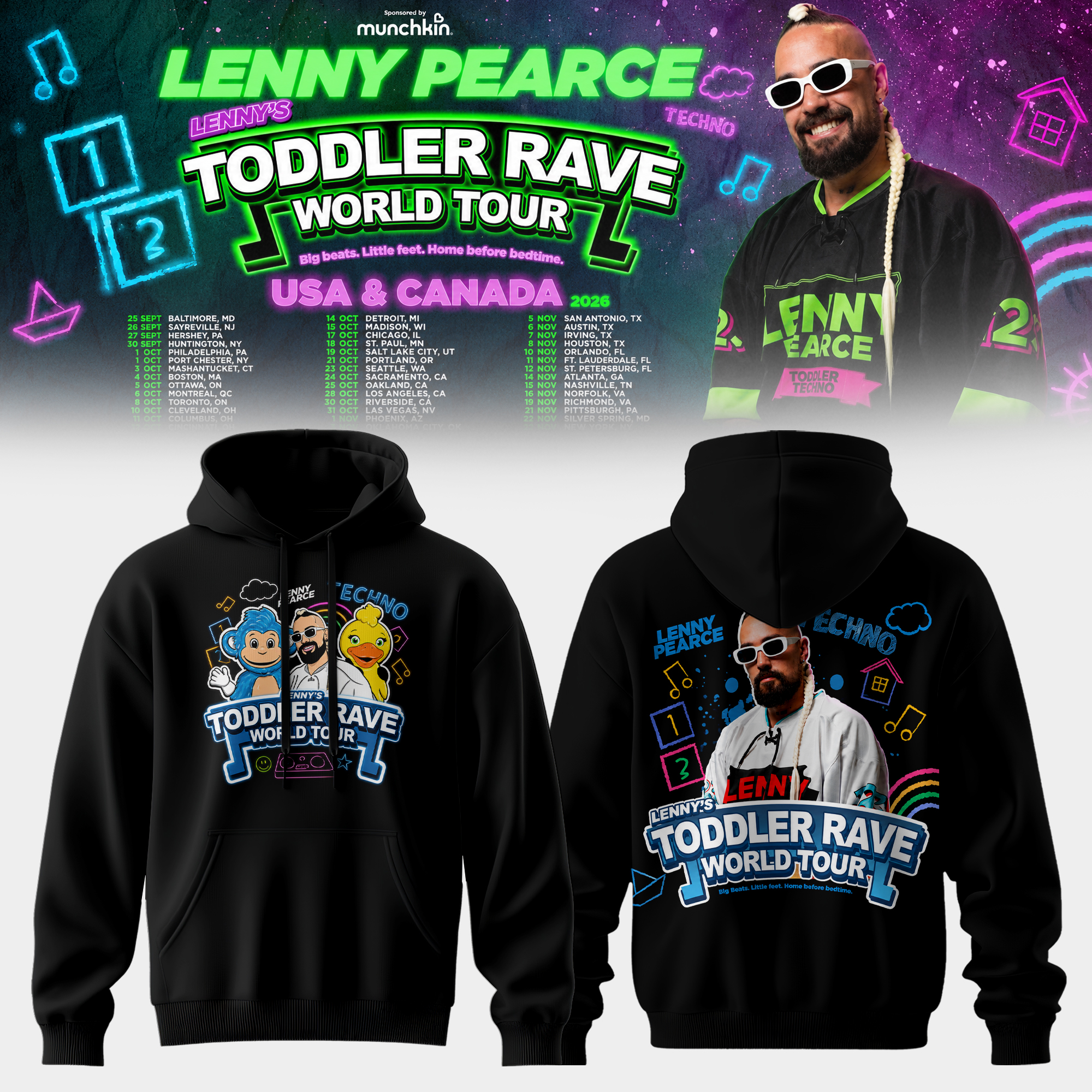 Lenny Pearce Toddler Rave World Tour Collector Music Merchandise