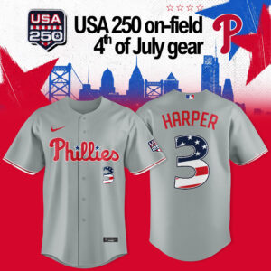 Philadelphia Phillies Harper Usa 250 Fan Jersey Limited Edition