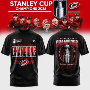Carolina Hurricanes Merch 2026 Stanley Cup Champions T-Shirt Gift For Hockey Fans