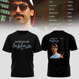 Morgan Jay Merch 2026 La Dolce Vita Tour T-Shirt Gift For Comedy Fans