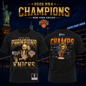 New York Knicks Merch 2026 Nba Champions T-Shirt Gift For Basketball Fans