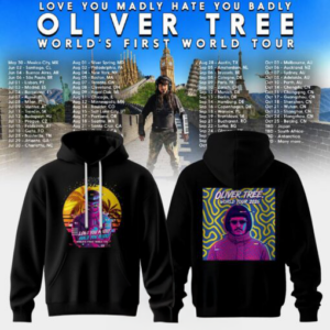 Oliver Tree Concert Fans Synthwave Retro Graphic Pullover Hoodie