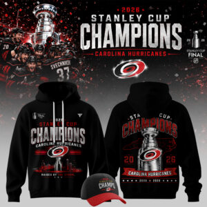 Carolina Hurricanes Merch 2026 Stanley Cup Champions Hoodie Hockey Fan Gift