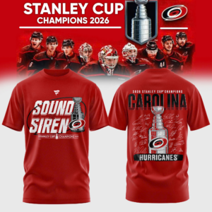 Carolina Hurricanes Merch 2026 Championship Celebration T-Shirt Fan Gift