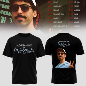 Morgan Jay Merch 2026 La Dolce Vita Portrait T-Shirt Fan Gift