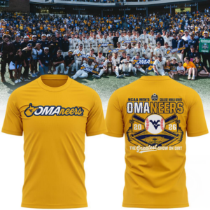 West Virginia Mountaineers 2026 Ncaa Baseball Mens College World Series Omaneers Special New T-Shirt