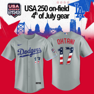 Los Angeles Dodgers Ohtani Usa 250 On Field Jersey Collection