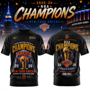 New York Knicks Merch 2026 Trophy Winner T-Shirt Basketball Lover Gift