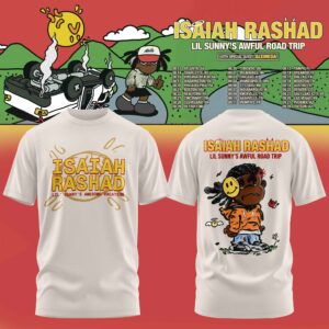 Isaiah Rashad Lil Sunnys Awful Road Trip Concert T-Shirt Edition
