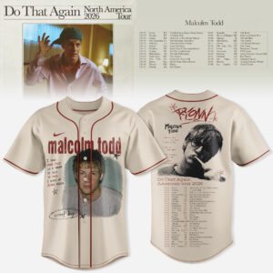 Malcolm Todd Do That Again Tour Official Fan Jersey Collection