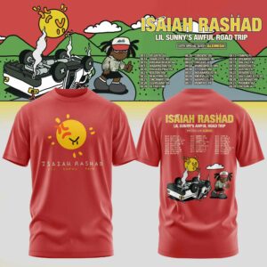 Isaiah Rashad Lil Sunnys Awful Road Trip Tour T-Shirt Fan Collection