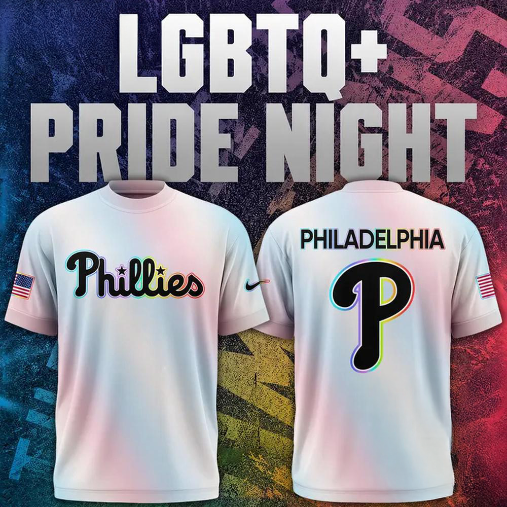 Philadelphia Phillies 2026 Lgbtq Pride Night T-Shirt