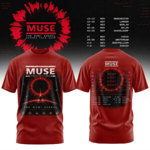 Muse Merch 2026 Live Tour T-Shirt Music Lover Gift