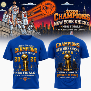 New York Knicks Merch 2026 Trophy Winner Celebration Basketball Fan Gift