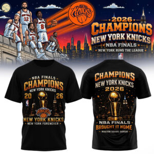 New York Knicks Merch 2026 Trophy Winner Collection Basketball Fan Gift