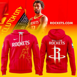 Houston Rockets Nba 2026 New Logo Red Hoodie