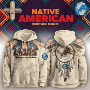 Detroit Lions Native American Heritage Month Dreamcatcher Hoodie