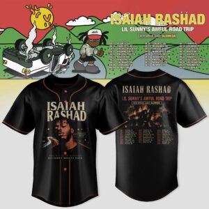 Isaiah Rashad Lil Sunnys Awful Road Trip Limited Fan Jersey Edition