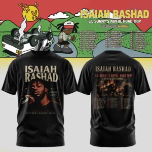 Isaiah Rashad Lil Sunnys Awful Road Trip Tour Shirt Collection