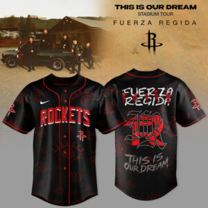 Fuerza Regida Houston Rockets Dream Tour 2026 Basketball Fan Jersey